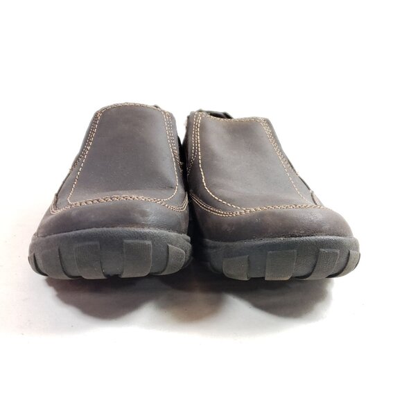 Dockers Mens Size 10 Slip-On Casual Loafers Brown Leather Upper Rugged Sole - Picture 6 of 9